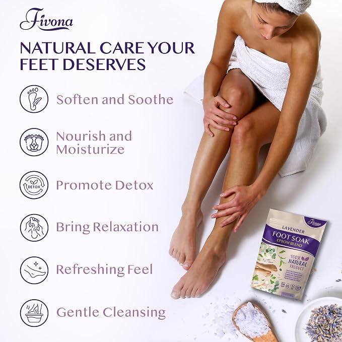 Fivona Foot Soak Blend Epsom Salt - Image 4