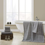 Modern Threads 6 Piece Cotton Bath Towel Set – Ultra Soft 550 GSM Towels – - Image 2