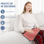 Portable Heating Pad for Back Pain, Travel Electric Heat Pad - Image 4