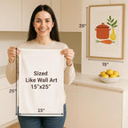 Flour Sack Towels | Tea Towel for Crafts| Kitchen Dish Cotton Blank Towel for - Image 2