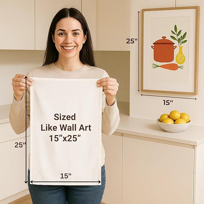 Flour Sack Towels – 24 Pack Cotton Kitchen Dish Towel, Tea Towels - Image 2