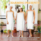 Tigeen Plus Size Towel Wrap for Women Spa Robe Set - Image 7
