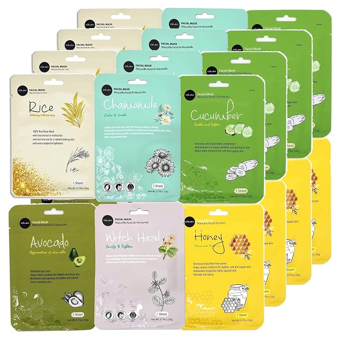 Celavi Essence Facial Face Mask K-Beauty Skincare Korea Skin Care Moisturizing by C%C3%A9lavi