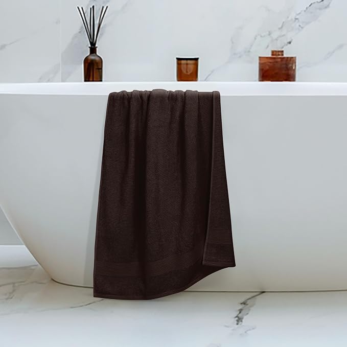 Belizzi Home 4 Pack Bath Towel Set 27x54, 100% Ring Spun Cotton, Ultra Soft - Image 5