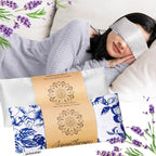 Lavender Eye Pillow for Relaxation, Sleep – Weighted Eye Mask for Headache - Image 2