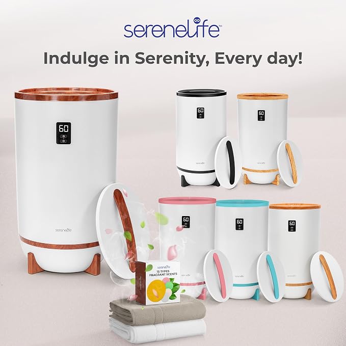 SereneLife Towel Warmer Bucket, - Image 7