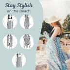 Premium Turkish Beach Towel – 100% Cotton, Quick Dry, Sand Free, Oversized - Image 4