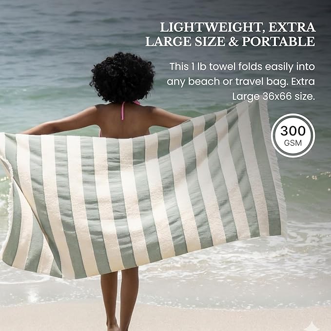 Lightweight Turkish Beach Towel - Image 2
