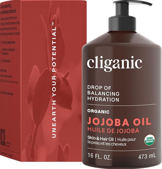 Cliganic Organic Jojoba Oil 16 oz, 100% Pure | Bulk, Natural Cold Pressed - Image 7