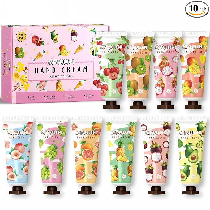 10 Pack Hand Cream Gift Set, Mothers Day Gifts, Moisturizing Hand Lotion Travel by Unknown