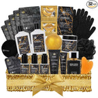 32 Pcs Mother's Day Gift for Mom, Charcoal Bath & Body Gift Basket Set for by RAROSAACCA