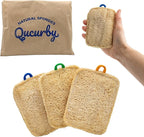 All Natural Loofah Kitchen Sponges by Qucurby