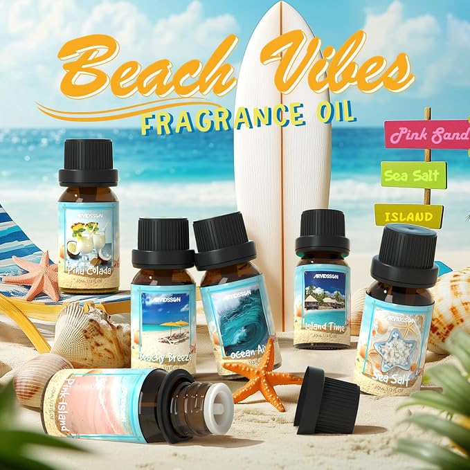 ARVIDSSON Beach Fragrance Oils Set, Summer Essential Oils - Image 2