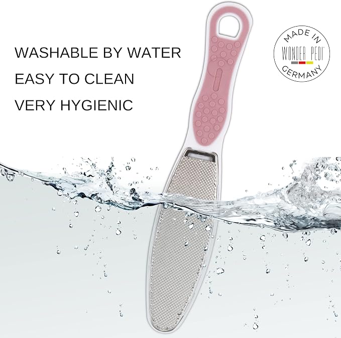 Made in Germany Double Sided Foot File Callus Remover, Stainless Steel and - Image 6