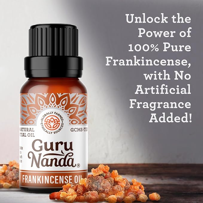 GuruNanda Frankincense Essential Oil, 100% Pure, Natural and Undiluted Diffuser - Image 2