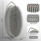 Set of 3 Silicone Body Scrubber Loofah Soft Exfoliating Body Bath Shower - Image 2
