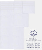 American Soft Linen Luxury 6 Piece Towel Set, 2 Bath Towels 2 Hand Towel 2 - Image 4