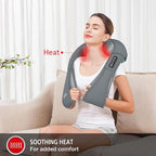 Snailax Cordless Neck Massager, Shiatsu Back Shoulder Massager - Image 2