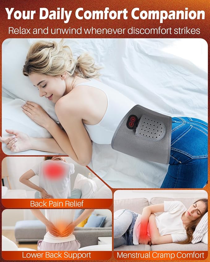 Cordless Heating Pad with Massager - Image 7