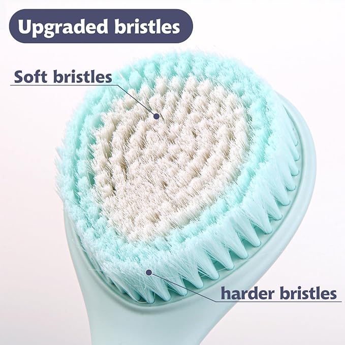 BEDELITE Back Scrubber for Shower, Soft Bath Brush Long Handle for Men & Women - Image 4