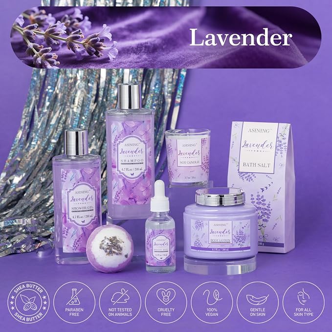 Spa Gift Basket for Women, Luxury Home Spa Kit, Gift Baskets for Women Unique - Image 6