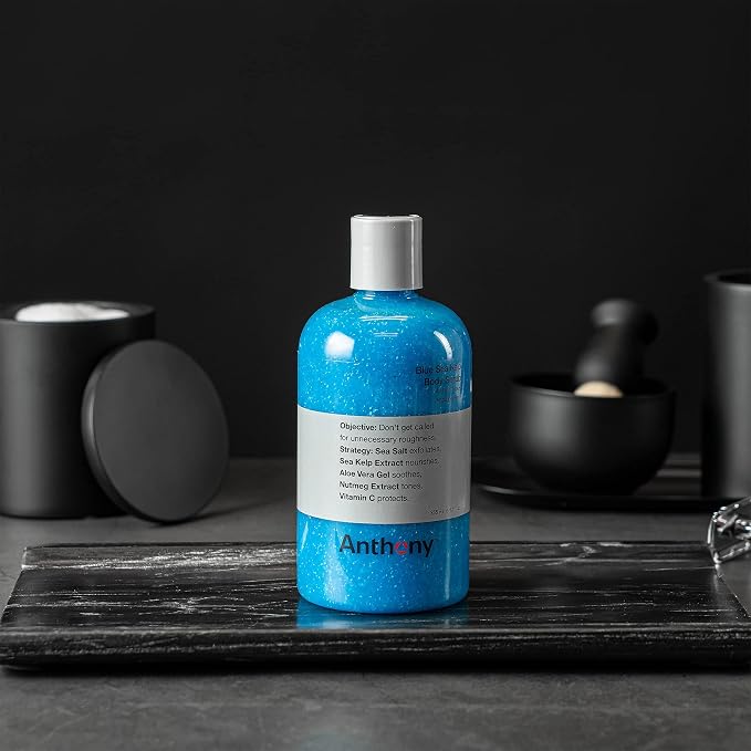Anthony Exfoliating Body Scrub, Sea Salt, Vitamin C & Aloe Vera, Deep Cleans - Image 2