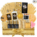 32 Pcs Mother's Day Gifts, Orchid Spa Basket Gift Set by RAROSAACCA