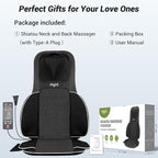 Mynt Back and Neck Massager for Pain Relief Deep Tissue, 3D Shiatsu Acupressure - Image 7