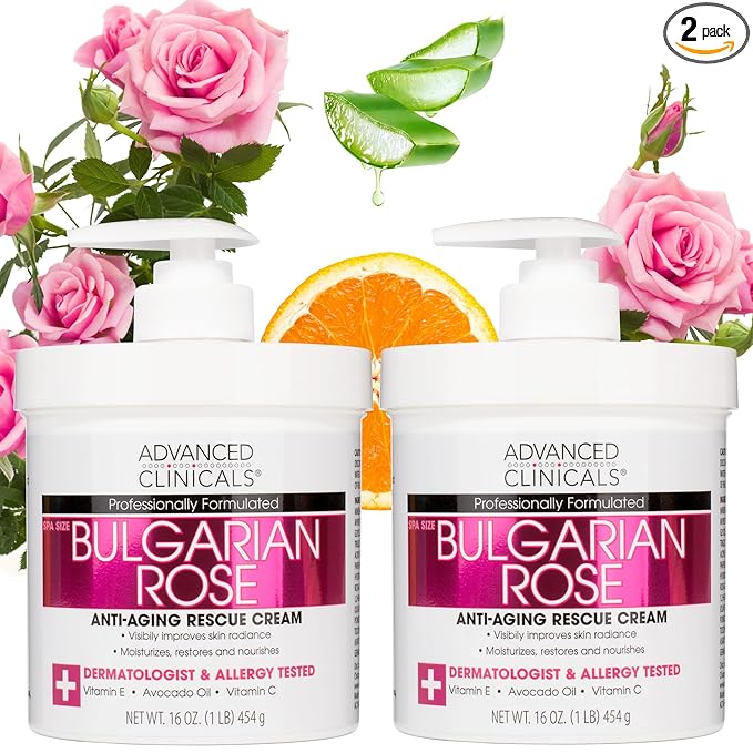 Advanced Clinicals Bulgarian Rose Lotion by AdvancedClinicals