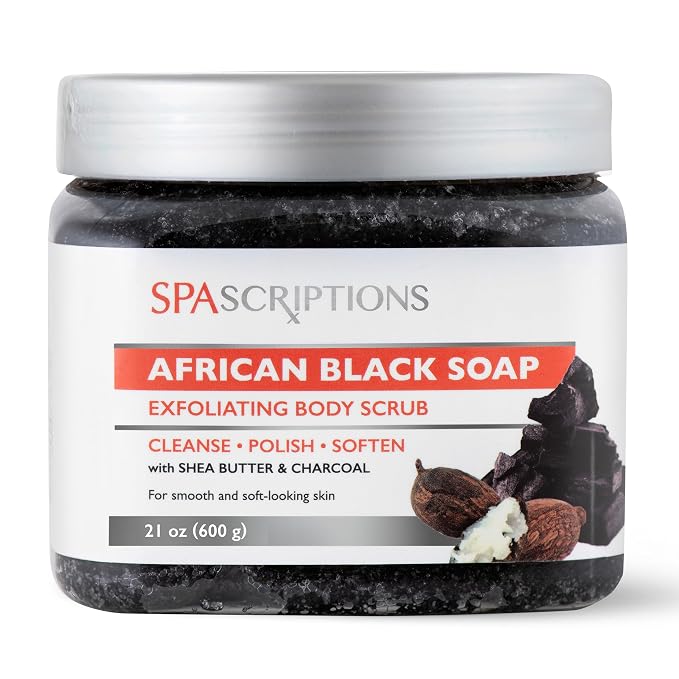 SpaScriptions African Black Soap Sugar Scrub by Spascriptions