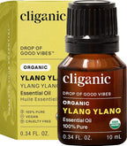 Cliganic Organic Ylang Ylang Essential Oil, 100% Pure Natural by Cliganic