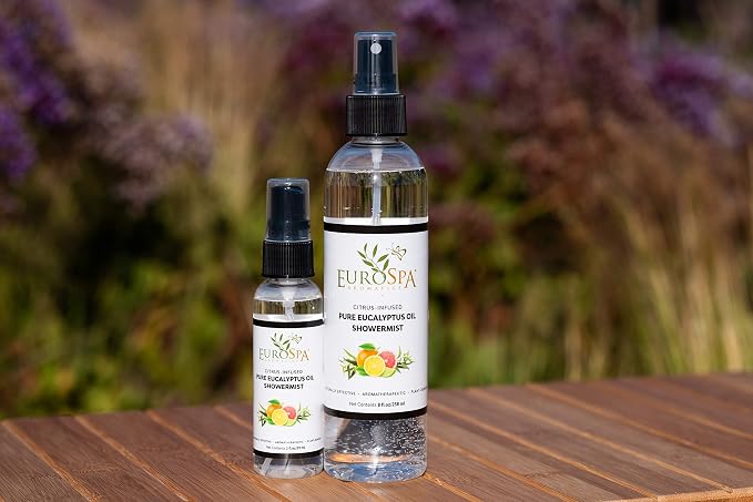 EuroSpa Aromatics Pure Eucalyptus Oil ShowerMist and Steam Room Spray, - Image 8