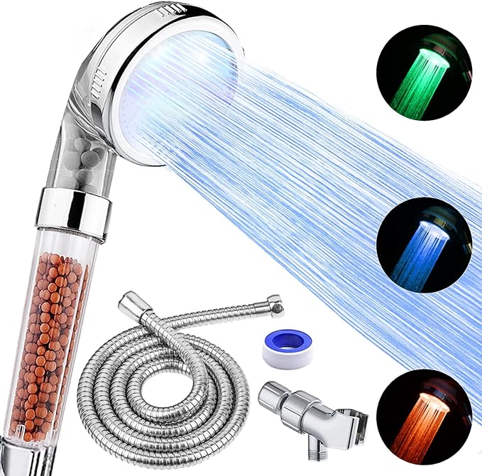 FASTRAS LED Shower Head with Handheld, Shower Head High Pressure Shower Head by FASTRAS