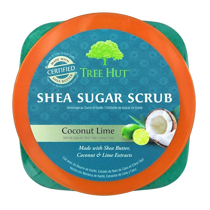 Tree Hut Exfoliating Shea Sugar Body Scrub Coconut Lime 18 oz - Image 3