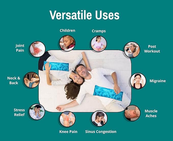 Microwavable Corn Filled Heating Pad and Cold Pack/Washable 100% Cotton Cover - Image 3
