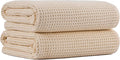 MICROFI New Microfiber Waffle Bath Towels, 2 Pieces, Fast Drying, Lint Free 430 by Unknown