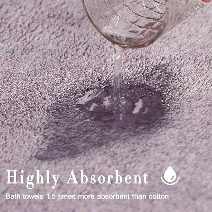 SEISSO Bath Towels, Extra Absorbent & Quick Drying Towels - Image 5