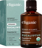 Cliganic Organic Eucalyptus Essential Oil, 100% Pure | Natural Aromatherapy Oil by Cliganic