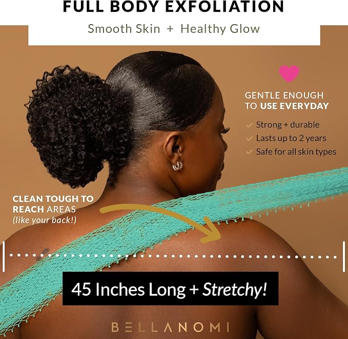 BELLANOMI African Exfoliating Net Sponge, Ethically sourced from Nigeria - Image 7