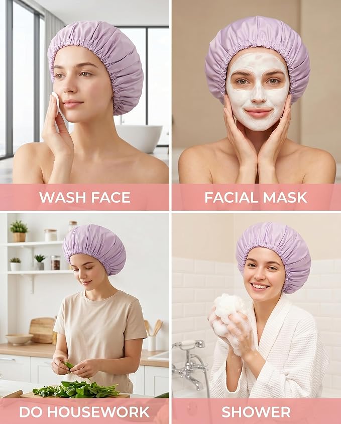Aquior Shower Caps, Reusable Shower Cap - Image 7