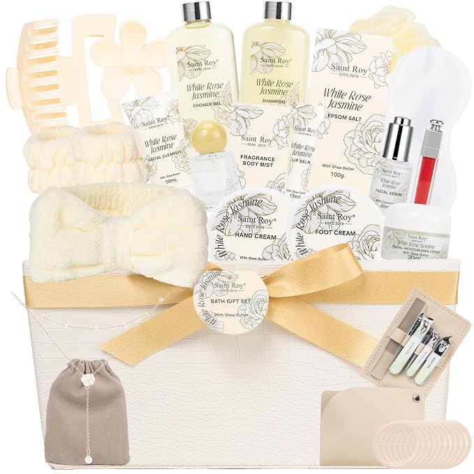 37 Pcs Bath Spa Gifts for Women, Mothers Day Gifts, Face Skin Care Kit by SaintRoy