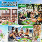 Leitee 4 Pcs Inflatable Ice Serving Bars Buffet Serving Tray Drink Cooler - Image 4
