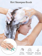 HEETA Scalp Massager Hair Growth, Soft Silicone Scalp Scrubber Shampoo Brush - Image 3