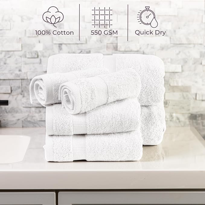 Lavish Home 6 Piece Towel Set - Image 2