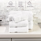 Lavish Home 6 Piece Towel Set - Image 2