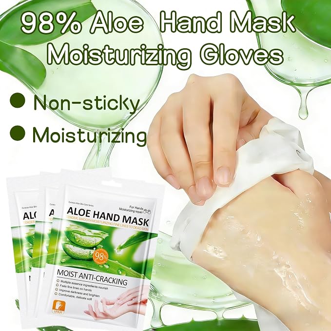 Aloe Vera Hand & Foot Mask Set - Image 3