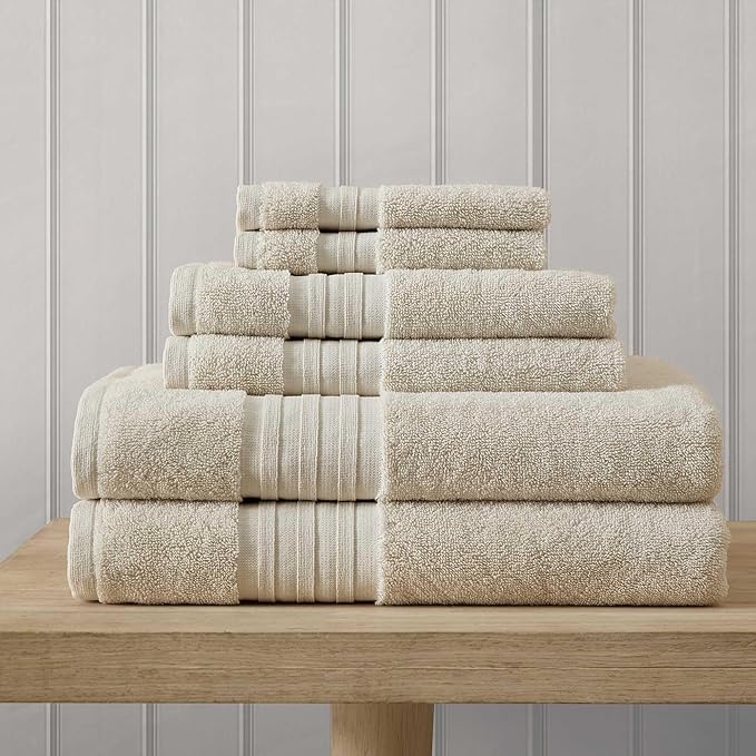 Martha Stewart - Bath Towels, Soft & Absorbent 100% Cotton Towels, Plush 700 GSM - Image 7