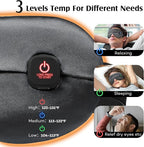 YFONG Cordless Heated Eye Mask for Dry Eyes, Warm Eye Compress for Stye - Image 3
