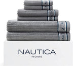 Nautica - Bath Towels, 100% Soft & Absorbent Fluffy Cotton, Highly Absorbent & by Nautica