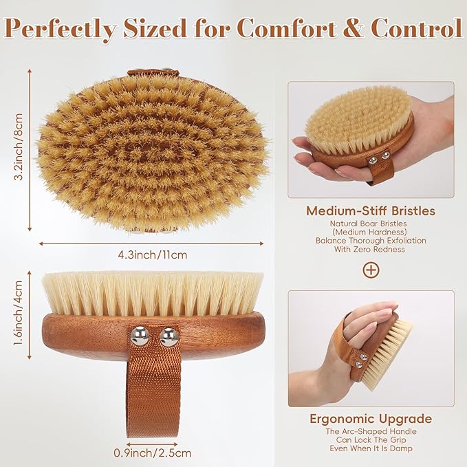 DEBETOOL Dry Brushing Body Brush - Image 2